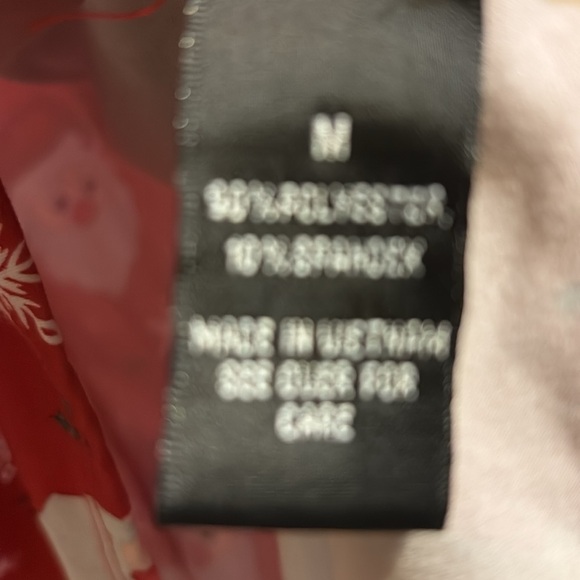 Santa Print Red Dress - Picture 6 of 6